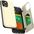 GOOSPERY Card Holder Wallet Case for iPhone 12 Pro Max 6.7" (2020), Magnetic Closure, Dual Layer Bumper, Hidden Mirror