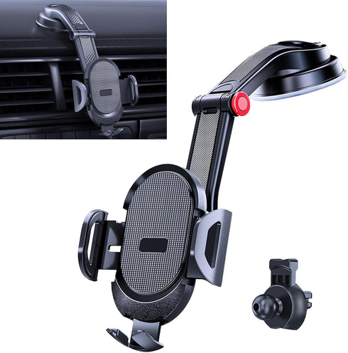 YYTQP Suction Cup-Type Center Console Navigation Bracket, 360 Rotating Hands-Free Car Mobile Phone
