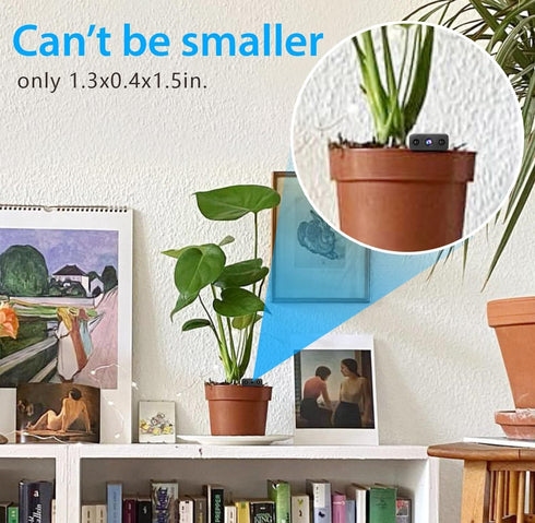Wireless WiFi Camera with Battery, HD1080P Indoor/Outdoor Security Camera, Baby Monitor with Night Vision
