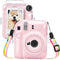 MUZIRI KINOKOO Clear Case for Fujifilm Fuji Instax Mini 12/Polaroid Mini 12 Camera, Hard PVC Protective Case Bag with