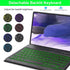 Keyboard Case for Samsung Galaxy Tab S9FE Plus, Detachable Wireless Bluetooth Keyboard Case with Pen Holder