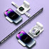 3 in 1 Wireless Charger, Foldable Magnetic Charging Station for Multiple Apple Devices, Compatible with iPhone