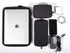 dealcase Canvas Waterproof Universal Electronic Accessories Organizer for Power Bank, Charging Cords, Gadgets, Black
