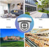 EVERSECU 1080P Indoor HD Analog Dome Security Camera with 24/7 Full-time Color Night Vision, Warm Light LEDs, 2MP,