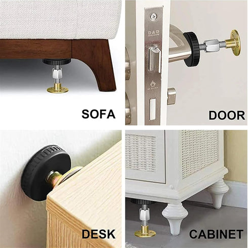 SRSRS 2Pcs 30-40mm Bedstead stabilizer, Bed Frame Anti-Shake Tool Adjustable Bedside Stabilizer Headboard Stopper
