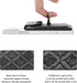Black Cell Phone Card Holder - RFID Ring Stand Stick on Wallet for All Smartphones, Adhesive Credit Card Holder