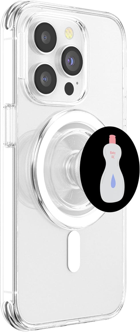 Last Minute Halloween Costume Baby oil Pretend I'm A Baby Oil Bottle Lazy Costume Funny Halloween PopSockets PopGrip