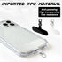 Jxiwfvl 2 Pack 360 Phone Wrist Strap Tether Tab Clear, Cellphone Tether Tab, Rotatable Phone Lanyard Tabs, Wrist Strap