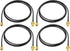 Bingfu WiFi Antenna Extension Cable 4-Pack RP-SMA Male to RP-SMA Female Bulkhead