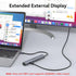 MOKiN 10Gbps, 4K@60Hz Output,100W Transfer,USB4 USB C Hub USB C Splitter with Video PD Charging,Data Multiport Dongle