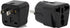 Peru Travel Adapter Plug - USA/Universal to South America Type A & E (C/F) AC Power Plugs, Pack of 2