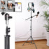 Tengsun 63 360 1/4" Tripod Stand Holder Lightweight Tripod with Ball Head Remote ThreadExtendable Cell Phone and Camera