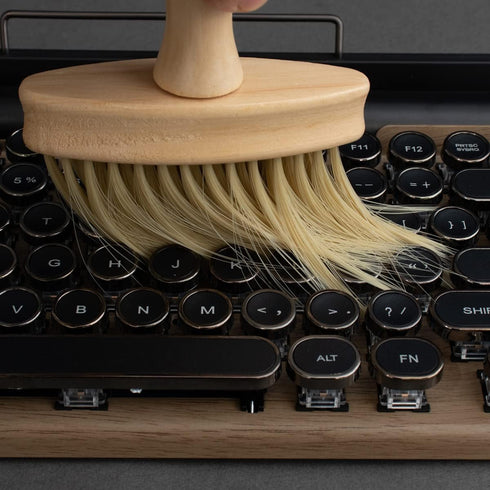 Keyboard Cleaning Brush Wooden Anti-Static PC Laptop Keyboard Cleaner Track Narrow Space Cleaning Tool by SUEHIODHY