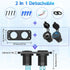 Cigarette Lighter Socket Qidoe 12V Splitter Panel, 78W Dual USB C PD&QC3.0 Car Charger Socket with ON/Off Switch