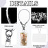 Crystal Phone Lanyard Wrist Strap, Glitter Rhinestone Neck Lanyard Bling Keychain Strap for Women Card Holder