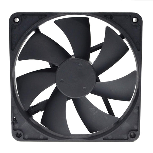 140mm Waterproof Cooling Fan, 140X140X25mm Dual Ball Bearing 12V 2900RPM for Computer Case PSU Chassis Cabinets