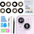 2PCS ASDAWN Rear Camera Lens Glass Replacement for iPhone 14 and 14 Plus, with Adhesive + Repair Tool Kit