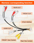 RCA Harness Cable Connector Adapter for Stereo Radio, Fits Alpine ILXW650 Models, Replace E2703004590