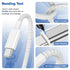 Type C to Type C Fast Charging Cable for iPhone 15 Pro, 2Pack Nylon Braided USB C to USB C 10 feet Charger for iPhone