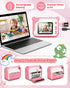 Kids Camera Instant Print 1080p, Dinosaur Toddler Camera, Ink Free Printing for Kids Aged 3-12, Gifts (Pink)