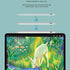 Tablet Stylus Pen, Capacitive Power Touch Pen with Magnetic Adsorption and 2 Interchangeable Nibs
