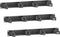kwmobile 1U 19" Server Rack Cable Management Brackets (Pack of 3) - Steel