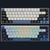 PBT Keycaps Full Set, 160 Keys, CSA Profile Double Shot Keycaps for Cherry Gateron MX Switches, White and Black
