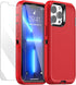 AICase iPhone 13 Pro Case (6.1") - Rugged, Heavy Duty, Shockproof, Dust Proof, with Glass Screen Protector.