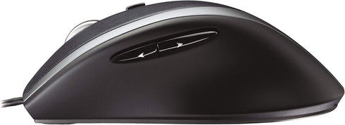 Logitech M500 Corded USB Mouse, Wired for Computers and Laptops, Dark Gray, Hyper-Fast Scrolling