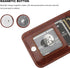 KIHUWEY Wallet Case for iPhone 15 Plus with Credit Card Holder, Flip Premium Leather Magnetic Clasp Cover