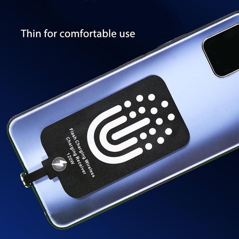 Type C Charging Receiver - 120W Magnetic/5W Dual Purpose USB C Charger Adapter for Galaxy A51 A40 A20E