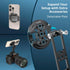 SMALLRIG 17/16/15, 5156 Magnetic Metal Phone Mount with Cold Shoe Mount, Adjustable Rotatable Phone Tripod Holder