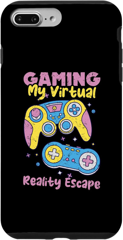 iPhone 7 Plus/8 Plus Gaming Case, My Virtual Reality Escape VR Gamer Men Women
