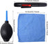 Honbay 3-in-1 Camera Cleaning Kit: Air Blower, Cloth, Pen - Black Silicone for Optics