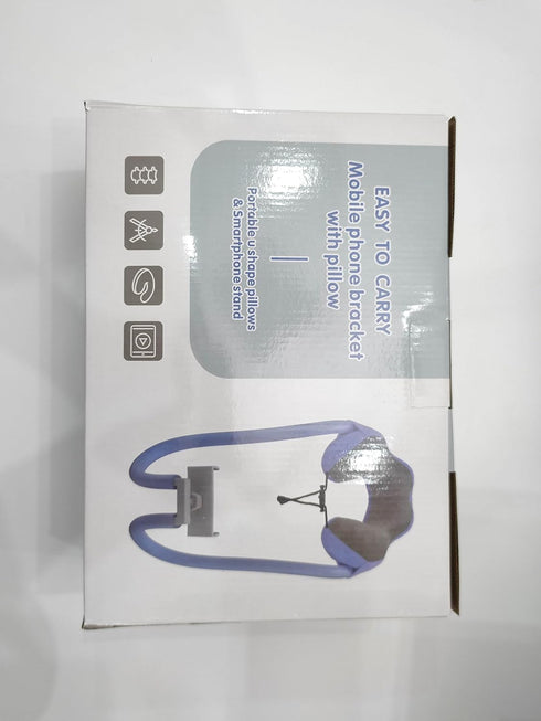 MoKo Neck Phone Holder, Lazy Gooseneck Pillow Bracket, 360° Rotate Stand for 4"-11" Devices