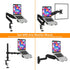 suptek 13 18 inch 75x75/ 100x100 mm 10lbs,Black(TP007) Adjustable to Laptop VESA Arm Mount Tray for Monitor Arms