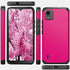 TJS Nokia C110 N156DL Case with Tempered Glass Screen Protector, Dual Layer Hybrid Magnetic Shockproof Protection (Pink)