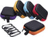 5 Pieces Mini Storage Carrying Pouch Bag for Ear Bud Earphone Headset Headphones