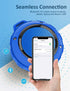 Kunodi Outdoor Waterproof Bluetooth Speaker, Wireless Portable Mini Shower Speaker with Subwoofer for Sports, Pool,