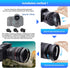39mm Camera Lens Hood Compatible with All Brands Lenses with 39mm Filter Thread, Made of CNC Aluminum