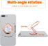 Cell Phone Ring Holder Finger Kickstand, 360° Rotation Metal Back Grip, Adjustable Phone Holder for Most Smartphones
