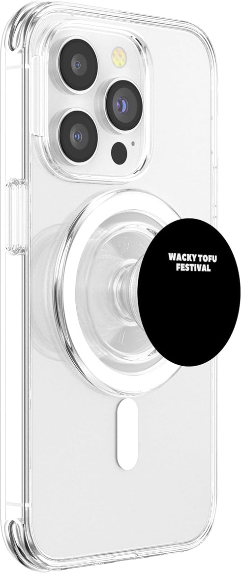Wacky Tofu Festival Apparel Wacky Tofu Festival Novelty Funny PopSockets MagSafe PopGrip for iPhone