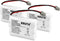 Kruta BT-446 Rechargeable Cordless Phone Battery, Pack of 3 for Uniden BT-446 BT446, BP-446 BP446