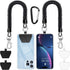 SHANSHUI Phone Lanyard Tether, Stretchy Phone Strap Patch Anchor Outdoor Climbing Hook