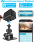 Mini Hidden Spy Camera WiFi 4K Wireless Nanny Cam, 2024 Upgraded 120 Days Standby Battery, IR Cut Night Vision