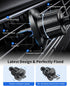 iGoevo 360 Socket Grip Vent Phone Mount Dual Hook Secure Air Vent Holder, Rotation U-Shaped Cradle Compatible