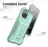 ExoGuard Compatible with iPhone 12 Pro Max Case, Rubber Shockproof Full-Body Cover with Built-in Screen Protector,