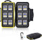 12 Slots SD Card Case Holder, Waterproof Anti-Shock SD/SDHC/SDXC Card Storage with Carabiner
