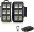 12 Slots SD Card Case Holder, Waterproof Anti-Shock SD/SDHC/SDXC Card Storage with Carabiner