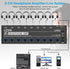 LZSIG 8 Channel Metal Stereo Audio Amplifier Headphone Splitter with Power Adapter, 1/4" & 1/8" TRS Outputs